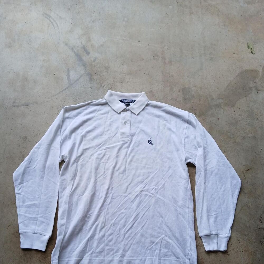 Nautica Men's White Polo-shirts